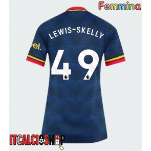 Arsenal Myles Lewis-Skelly #49 Seconda Maglia Femmina 2026-27 Manica Corta